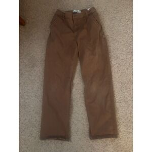 Hollister Brown High Rise Utility Dad Pants Carpenter Straight Leg W29 9L